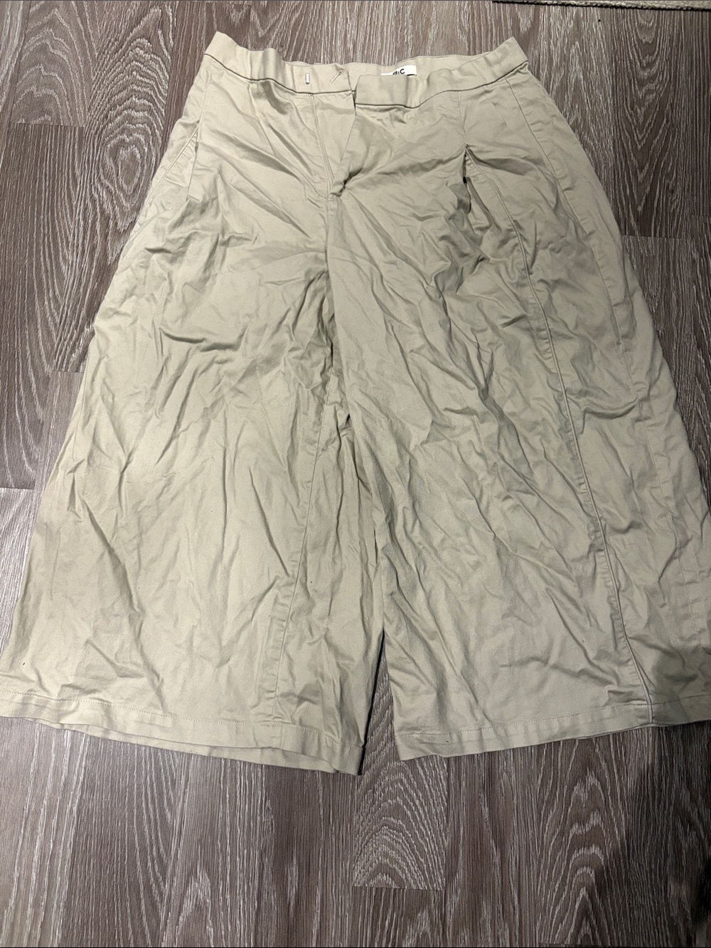 Uniqlo Light Khaki Athletic Shorts